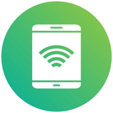 Tablet Vektör Simgesi Tasarım İllüstrasyonu