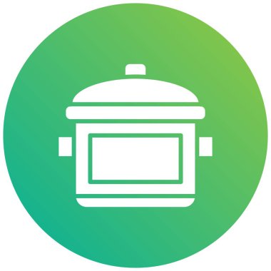 Tencere Vektör Simgesi Tasarım Çizimi