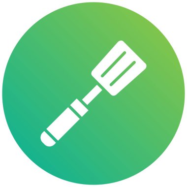 Spatula Vektör Simgesi Tasarım İllüstrasyonu