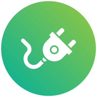 Eklenti Vektörü Simgesi Tasarım İllüstrasyonu