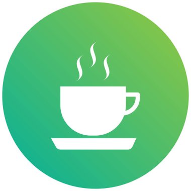 Cup Vektör Simgesi Tasarım Çizimi