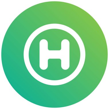 Hastane Vektör Simgesi Tasarım İllüstrasyonu