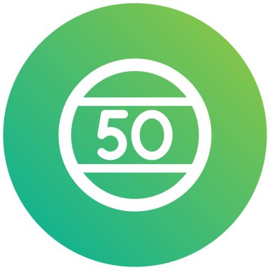 Hız sınırı Vektör Simgesi Tasarım İllüstrasyonu