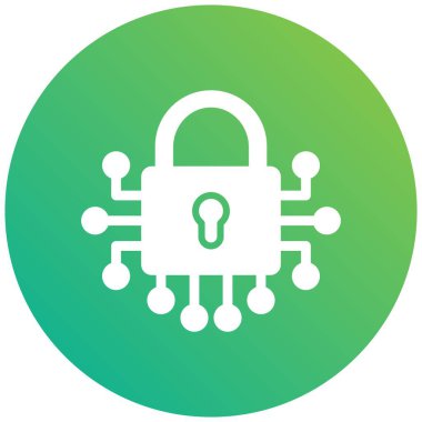 Kilit Vektörü Simgesi Tasarım İllüstrasyonu