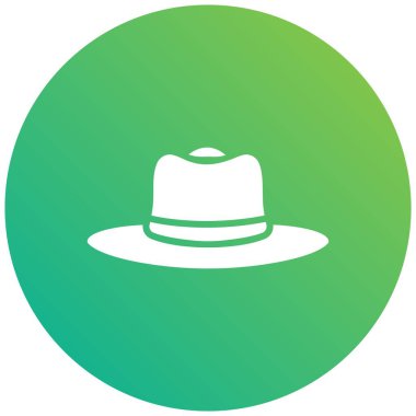 Şapka Vektörü Simgesi Tasarım İllüstrasyonu