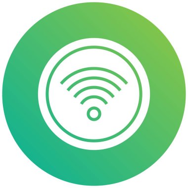 Wifi Vektör Simgesi Tasarım İllüstrasyonu