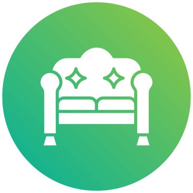 Koltuk Vektörü Simgesi Tasarım İllüstrasyonu