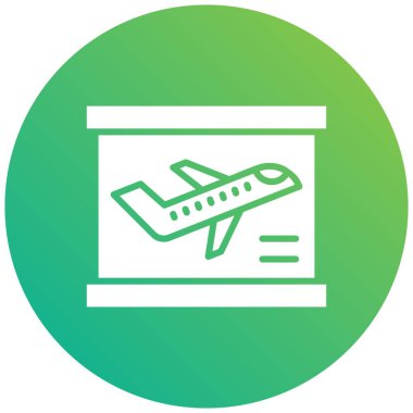 Ayrılış Vektörü Simgesi Tasarım İllüstrasyonu