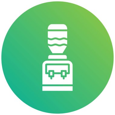 Su Ayıklayıcı Vektör Simgesi Tasarım İllüstrasyonu