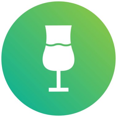 Cam Vektör Simgesi Tasarım İllüstrasyonu