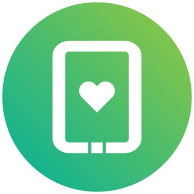 Tablet Vektör Simgesi Tasarım İllüstrasyonu