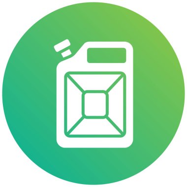 Eko yakıt Vektör Simgesi Tasarım İllüstrasyonu