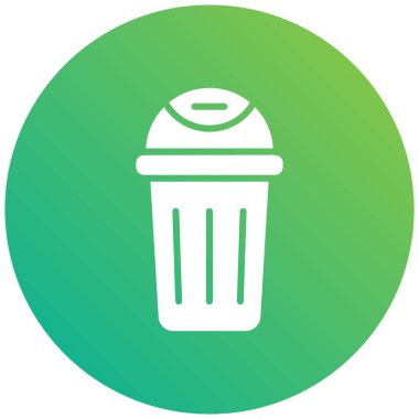 Bin Vektör Simgesi Tasarım İllüstrasyonu