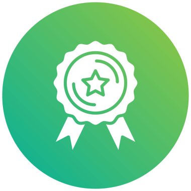 Ödül Vektörü Simgesi Tasarım İllüstrasyonu