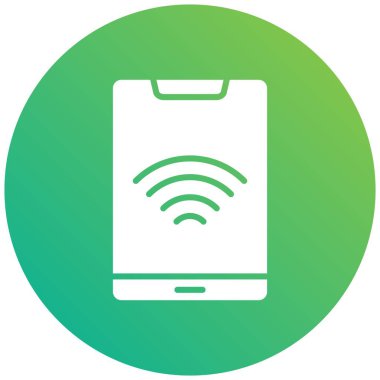 Tablet Vektör Simgesi Tasarım İllüstrasyonu