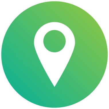 Konum Vektör Simgesi Tasarım İllüstrasyonu