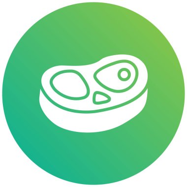 Et Vektörü Simgesi Tasarım İllüstrasyonu