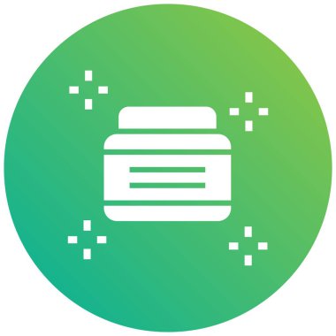 Parıldayan Vektör Simgesi Tasarım İllüstrasyonu