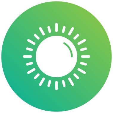 Gündoğumu Vektör Simgesi Tasarım İllüstrasyonu