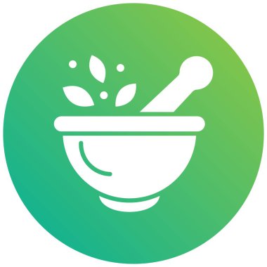 Havan Vektörü Simgesi Tasarım İllüstrasyonu