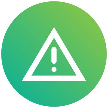 Tehlike Vektörü Simgesi Tasarım İllüstrasyonu