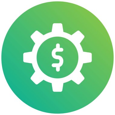 Çarklı Tekerlek Vektör Simgesi Tasarım Çizimi