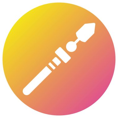 Lance Vektör Simgesi Tasarım İllüstrasyonu