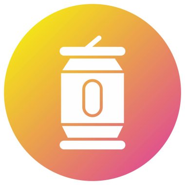 Tin Vektör Simgesi Tasarım İllüstrasyonu