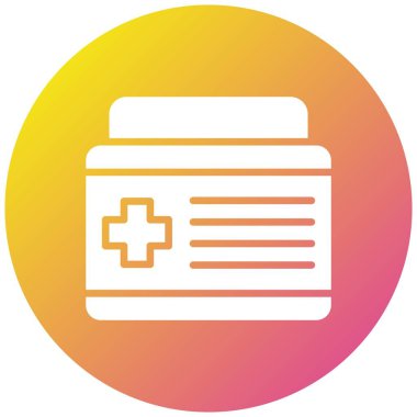 Merhem Vektör Simgesi Tasarım İllüstrasyonu