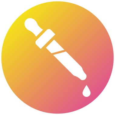 Göz damlası Vektör Simgesi Tasarım Çizimi