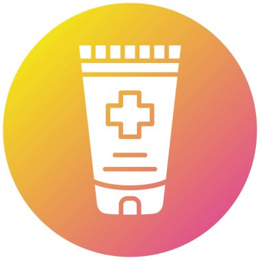 Merhem Vektör Simgesi Tasarım İllüstrasyonu