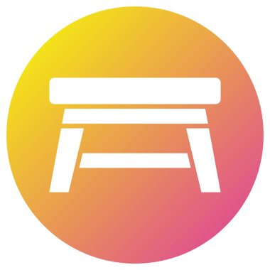 Tablo Vektörü Simgesi Tasarım İllüstrasyonu