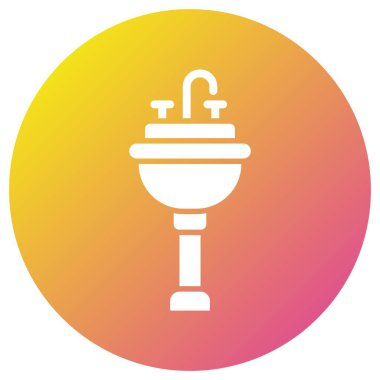 Batık Vektörü Simgesi Tasarım Çizimi