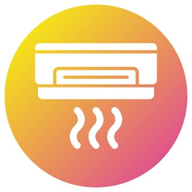 Klima Vektör Simgesi Tasarım İllüstrasyonu