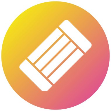 Silgi Vektörü Simgesi Tasarım İllüstrasyonu