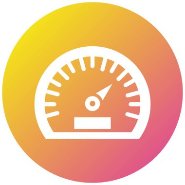 Hız göstergesi Vektör Simgesi Tasarım İllüstrasyonu