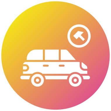 Çekiç Vektör Simgesi Tasarım İllüstrasyonu