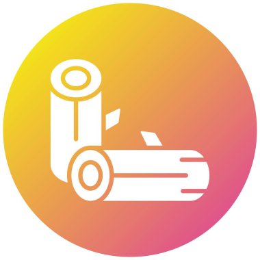 Tahta Vektör Simgesi Tasarım Çizimi