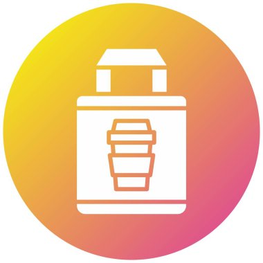 Uzaktaki Vektör Simgesini Al Tasarım İllüstrasyonu