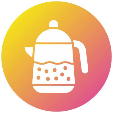 Percolator Vektör Simgesi Tasarım İllüstrasyonu