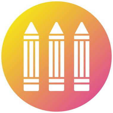 Pastel Vektör Simgesi Tasarım Çizimi