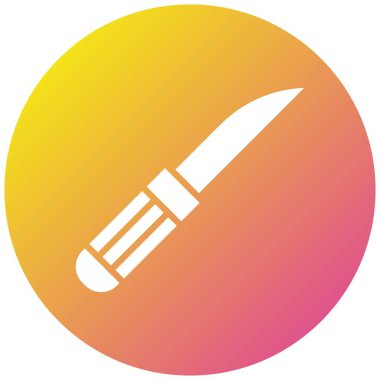 Oyma Vektörü Simgesi Tasarım İllüstrasyonu