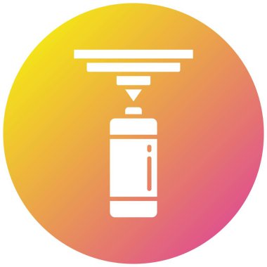 Kum Torbası Vektör Simgesi Tasarım İllüstrasyonu