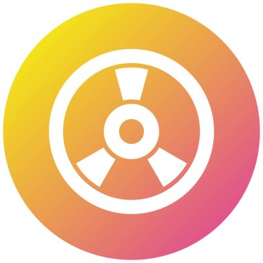 Ağırlık Tabağı Vektör Simgesi Tasarım İllüstrasyonu