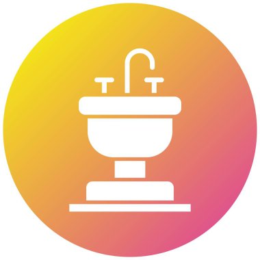 Batık Vektörü Simgesi Tasarım Çizimi