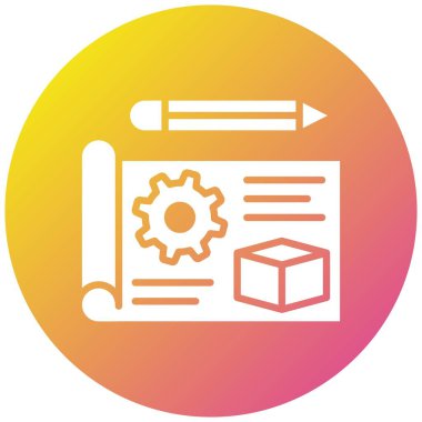 Prototip Vektör Simgesi Tasarım İllüstrasyonu