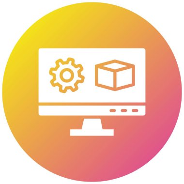 Ürün Vektörü Simgesi Tasarım İllüstrasyonu