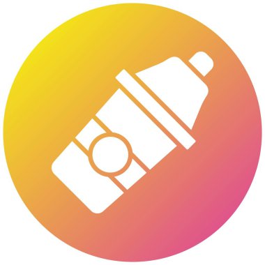 Kokteyl Sarsıcı Vektör Simgesi Tasarım İllüstrasyonu