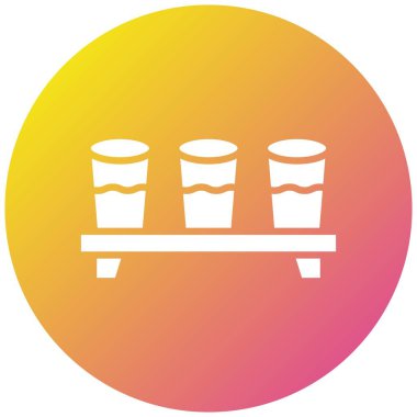 Atış Vektörü Simgesi Tasarım Çizimi