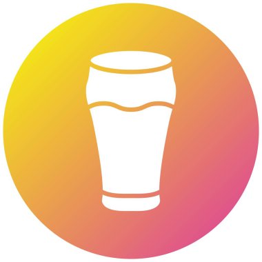 Cam Vektör Simgesi Tasarım İllüstrasyonu